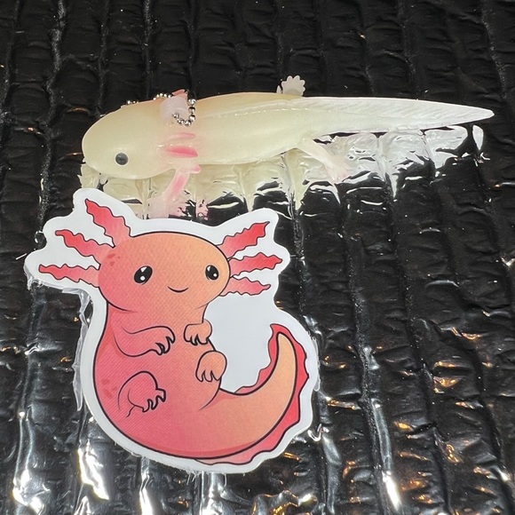 ChubsALotl Axolotl Crazy Trending WaterProof Single Decor Accent Sticker - Picture 2 of 4